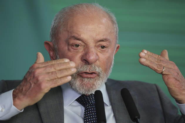 Brazilian President Lula da Silva attends a ceremony at the Planalto Palace in Brasilia BRASILIA, BRAZIL - SEPTEMBER 14: Brazil s President Luiz Inacio Lula da Silva attends a ceremony at the Planalto Palace in Brasilia, Brazil, September 14, 2026. Mateus Bonomi Anadolu Brasilia Brazil. Editorial use only. Please get in touch for any other usage. Copyright: x2026xAnadoluxMateusxBonomix