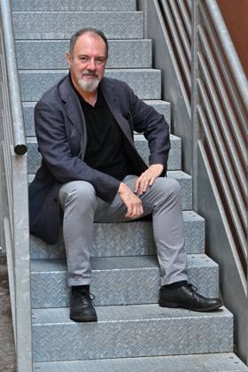 IPA88634706 - Rome: Rai Studios on Via Teulada. Photocall for the show *Misteri dimenticati*—*Blu notte* with Carlo Lucarelli. Pictured: Carlo Lucarelli Copyright: xMaurizioxD Avanzox xMaurizioxDxAvanzox IPA88634706