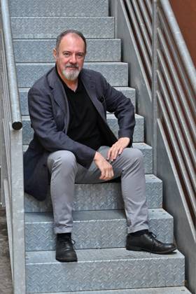 IPA88634708 - Rome: Rai Studios on Via Teulada. Photocall for the show *Misteri dimenticati*—*Blu notte* with Carlo Lucarelli. Pictured: Carlo Lucarelli Copyright: xMaurizioxD Avanzox xMaurizioxDxAvanzox IPA88634708