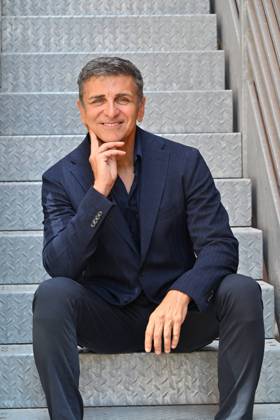 IPA88635760 - Rome: Rai Studios on Via Teulada. Photocall for the show *Il cacciatore di sogni*. Pictured: Stefano Buttafuoco  Copyright: xMaurizioxD Avanzox xMaurizioxDxAvanzox IPA88635760