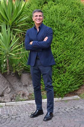 IPA88635597 - Rome: Rai Studios on Via Teulada. Photocall for the show *Il cacciatore di sogni*. Pictured: Stefano Buttafuoco  Copyright: xMaurizioxD Avanzox xMaurizioxDxAvanzox IPA88635597