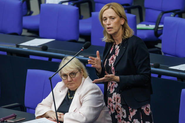 Bundestag: Karin Prien (CDU), Federal Minister for Family Affairs, at the German Bundestag on September 10, 2026, in Berlin, Berlin, Germany, Bundestag