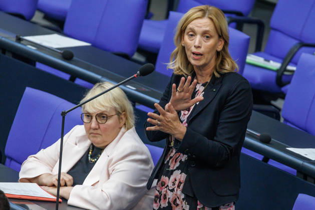 Bundestag: Karin Prien (CDU), Federal Minister for Family Affairs, at the German Bundestag on September 10, 2026, in Berlin, Berlin, Germany, Bundestag