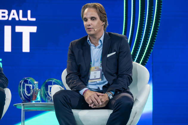 September 18, 2026, Lisbon, Lisbon, Portugal: Nuno Gomes (FPF) speaking during the elite players governance panel at the Portugal Football Summit at the Cidade do Futebol in Oeiras. Lisbon Portugal - ZUMAr238 20260918_zip_r238_035 Copyright: xRicardoxRochax