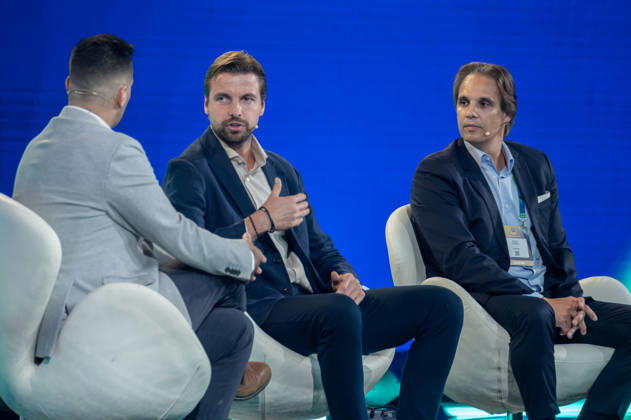 September 18, 2026, Lisbon, Lisbon, Portugal: Nuno Gomes, Tim Krul and LuoÂs Aguilar participating in the elite players governance panel at the Portugal Football Summit at the Cidade do Futebol in Oeiras. Lisbon Portugal - ZUMAr238 20260918_zip_r238_031 Copyright: xRicardoxRochax