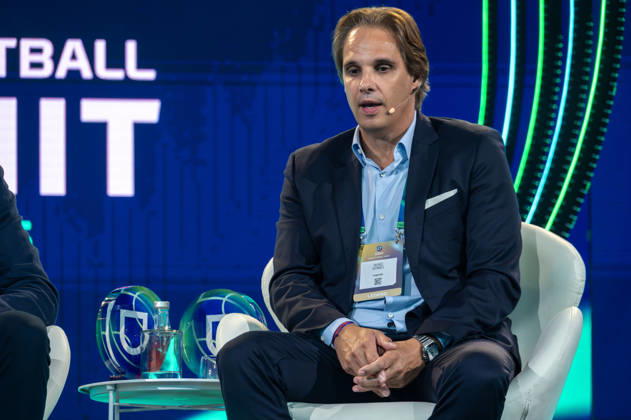 September 18, 2026, Lisbon, Lisbon, Portugal: Nuno Gomes (FPF) speaking during the elite players governance panel at the Portugal Football Summit at the Cidade do Futebol in Oeiras. Lisbon Portugal - ZUMAr238 20260918_zip_r238_027 Copyright: xRicardoxRochax