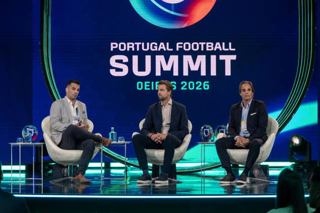 September 18, 2026, Lisbon, Lisbon, Portugal: Nuno Gomes, Tim Krul and LuoÂs Aguilar participating in the elite players governance panel at the Portugal Football Summit at the Cidade do Futebol in Oeiras. Lisbon Portugal - ZUMAr238 20260918_zip_r238_009 Copyright: xRicardoxRochax