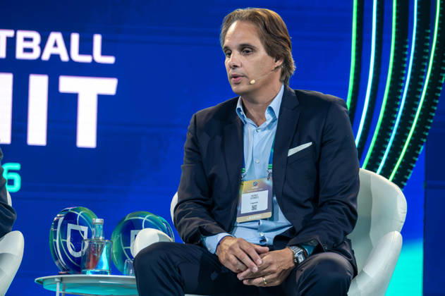 September 18, 2026, Lisbon, Lisbon, Portugal: Nuno Gomes (FPF) speaking during the elite players governance panel at the Portugal Football Summit at the Cidade do Futebol in Oeiras. Lisbon Portugal - ZUMAr238 20260918_zip_r238_010 Copyright: xRicardoxRochax