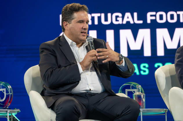 September 18, 2026, Lisbon, Lisbon, Portugal: Nuno Catarino (SL Benfica) speaking during the sustainable football economy panel at the Portugal Football Summit at the Cidade do Futebol in Oeiras. Lisbon Portugal - ZUMAr238 20260918_zip_r238_046 Copyright: xRicardoxRochax