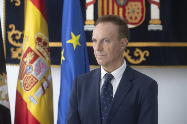 Ángel Víctor Torres chairs a meeting of the Situation Committee for the autonomous city of Ceuta. The Government Delegate in Ceuta, David de la Encina, during the meeting of the Situation Committee for the autonomous city, at the Government Delegation, on September 30, 2026, in Ceuta, Spain. Torres announced that the government will allocate 40.3 million to security and sanitation in Ceuta and that the space next to the prison will be converted into a new shelter. SEPTEMBER 30, 2026 Ceuta, Spain Copyright: xMarcosxMorenox 7811066