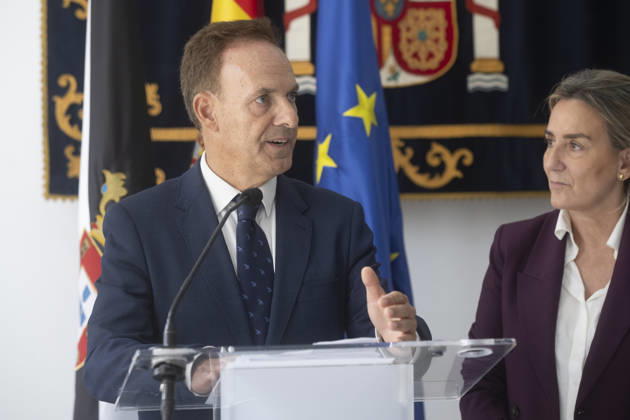 Ángel Víctor Torres chairs a meeting of the Situation Committee for the autonomous city of Ceuta. The Government Delegate in Ceuta, David de la Encina, during the meeting of the Situation Committee for the autonomous city, at the Government Delegation, on September 30, 2026, in Ceuta, Spain. Torres announced that the government will allocate 40.3 million to security and sanitation in Ceuta and that the space next to the prison will be converted into a new shelter. SEPTEMBER 30, 2026 Ceuta, Spain Copyright: xMarcosxMorenox 7811067