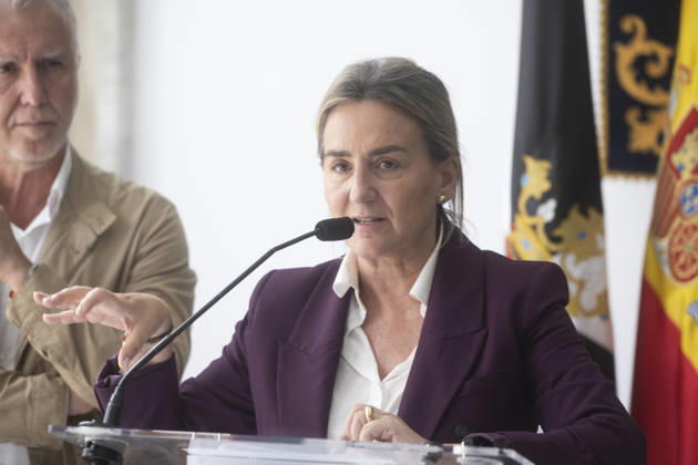 Ángel Víctor Torres chairs a meeting of the Situation Committee for the autonomous city of Ceuta. The Minister of Education, Vocational Training, and Sports, Milagros Tolón, during the meeting of the Situation Committee for the autonomous city, held at the Government Delegation on September 30, 2026, in Ceuta, Spain. Torres announced that the government will allocate 40.3 million to security and sanitation in Ceuta and that the area next to the prison will be designated as a new shelter facility. SEPTEMBER 30, 2026 Ceuta, Spain Copyright: xMarcosxMorenox 7811070