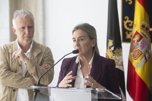Ángel Víctor Torres chairs a meeting of the Situation Committee for the autonomous city of Ceuta. The Minister of Education, Vocational Training, and Sports, Milagros Tolón, and the Minister of Territorial Policy and Democratic Memory, Ángel Víctor Torres, during the meeting of the Situation Committee for the autonomous city, held at the Government Delegation on September 30, 2026, in Ceuta, Spain. Torres announced that the government will allocate 40.3 million to security and sanitation in Ceuta and that the space next to the prison will be designated as a new shelter facility. SEPTEMBER 30, 2026 Ceuta, Spain Copyright: xMarcosxMorenox 7811072