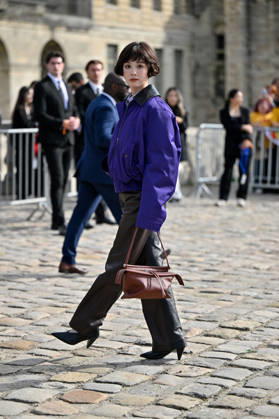 PFW Loewe Outside Arrivals Chen Duling arriving at the Loewe show during Paris Fashion Week, in Paris, France on 2 October 2026. Photo by Julien Reynaud APS-Medias ABACAPRESS.COM Paris France Copyright: xReynaudxJulien APS-Medias ABACAx