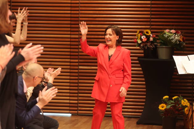 Weimar Prize Awarded to Ute Freudenberg Weimar, October 3, 2026 Weimar Prize Awarded to Ute Freudenberg The award ceremony took place on German Unity Day at the Weimarhalle and is Copyright: xMatthiasxGränzdörferx