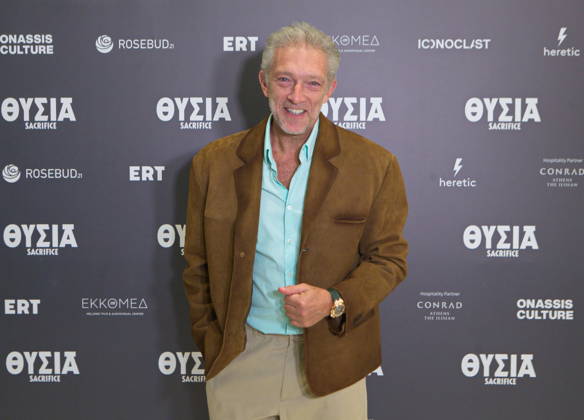 October 3, 2026, Athens, Greece: Director Romain Gavras attends the Greek premiere of his new film Sacrifice at the Onassis Stegi in Athens, joined by international guests including Vincent Cassel and Emily Ratajkowski. The film, which features an all-star cast including Anya Taylor-Joy, Chris Evans, Salma Hayek Pinault, John Malkovich and Charli XCX, was presented in Athens following its international premiere in Toronto. Athens Greece - ZUMAv62_ 20261003_zaf_v62_026 Copyright: xAristidisxVafeiadakisx