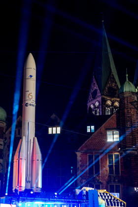 Celebrating German Unity Day in Bremen: German Unity Day 2026 Celebrations, Bremen, October 3, 2026, Bremen, public festival, Fanta Vier concert, illuminations along the Schlachte, light show, Bremen, Germany, October 3 Fanta4 + Illumination HB 3.10.26 LR-1538