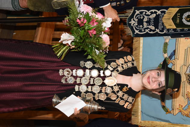 Franziska Gromann, 2026 State Youth Shooting Queen, Munich, April 10, 2026, Theresienwiesn, Oktoberfest, Shooting Festival Tent, State Shooting Competition, Award Ceremony for This Year s Shooting Kings, Photo: Munich