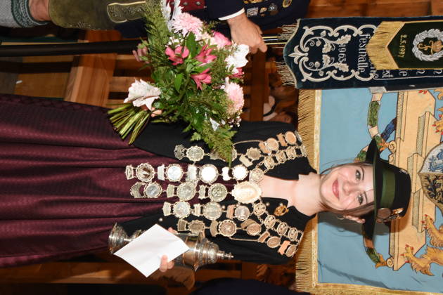 Franziska Gromann, 2026 State Youth Shooting Queen, Munich, April 10, 2026, Theresienwiesn, Oktoberfest, Shooting Festival Tent, State Shooting Competition, Award Ceremony for This Year s Shooting Kings, Photo: Munich