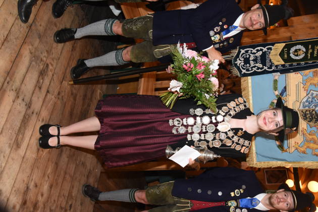 Franziska Gromann, 2026 State Youth Shooting Queen, Munich, April 10, 2026, Theresienwiesn, Oktoberfest, Shooting Festival Tent, State Shooting Competition, Award Ceremony for This Year s Shooting Kings, Photo: Munich