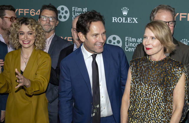 October 3, 2026, New York, Ny, United States: Tatiana Maslany, Paul Rudd and Amy Ryan attend the 64th New York Film Festival Tom McCarthyÃ¢â‚¬â ¢s A Statement World Premiere. Held at Alice Tully Hall at Lincoln Center in New York. Zuma Press. October 3, 2026. New York United States  - ZUMAp281 20261003_zea_p281_079 Copyright: xPhotoxImagexPressx