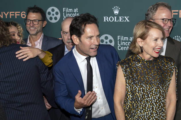 October 3, 2026, New York, Ny, United States: Tatiana Maslany, Paul Rudd and Amy Ryan attend the 64th New York Film Festival Tom McCarthyÃ¢â‚¬â ¢s A Statement World Premiere. Held at Alice Tully Hall at Lincoln Center in New York. Zuma Press. October 3, 2026. New York United States - ZUMAp281 20261003_zea_p281_084 Copyright: xPhotoxImagexPressx