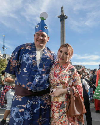 . 04 10 2026. London, United Kingdom. Japan Matsuri Trafalgar Square 2026. Japan Matsuri, The UK s biggest annual festival of Japanese culture and food, returns to Trafalgar Square, London. xMartynxWheatleyx xi-Imagesx IIM-27042-0015