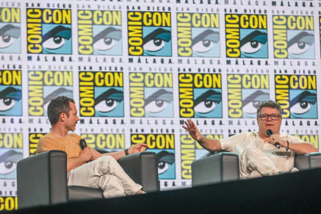 October 4, 2026: October 4, 2026 (Malaga)Elijah Wood and Sean Astin were the great stars of the Comic-Con de Mo¡laga. Actors Elijah Wood and Sean Astin, famous for their roles as Frodo and Sam in The Lord of the Rings, have brought this Sunday a bit of that Comarca of Middle-earth to the convention attended by 3000 people gathered in the room. - ZUMAc161 20261004_zap_c161_041 Copyright: xLorenzoxCarnerox
