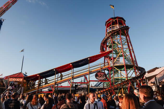 IPA89308785 - Munich, The 191st edition of Oktoberfest. Pictured: A view of the world s largest and most famous folk festival  Copyright: xAlessandroxBremecx xx IPA89308785