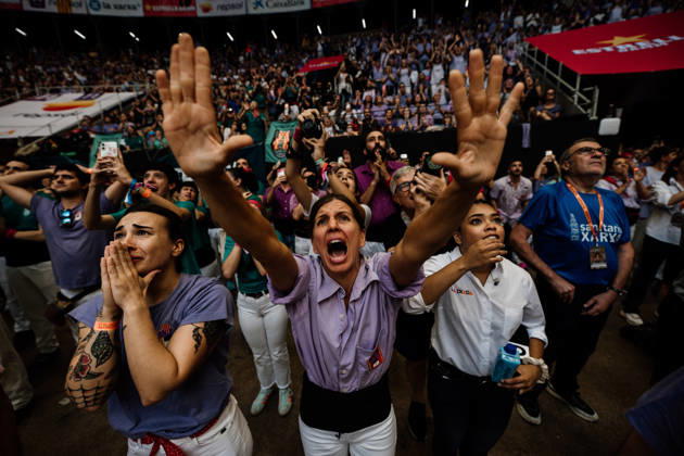 Final Day of the 30th Castells Competition in Tarragona Final Day of the 30th Castells Competition, at the CaixaBank Tàrraco Arena, on October 4, 2026, in Tarragona, Catalonia, Spain. The Castells Competition is a performance featuring human towers by the best colles (human tower groups) in Catalonia, held every two years, at the former bullring, the site where the first edition was held in 1932. OCTOBER 4, 2026 Tarragona Catalonia Tarragona Catalonia Spain Copyright: xLaiaxSolanellasx 7821098