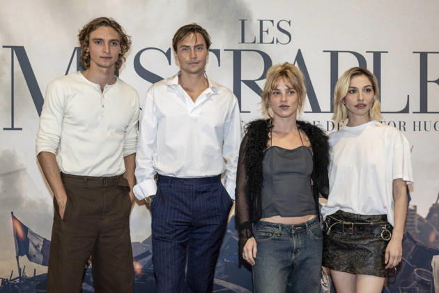 Premiere of Les Misérables by Fred Cavayé - Bordeaux MLG Vassili Schneider, Louis Peres, Megan Northam and Marie Colomb. The cast of French director Fred Cavayé s film Les Misérables attend a special preview screening at UGC Ciné Cité in Bordeaux, France, on October 4, 2026. Photo by Margot Le Gonidec ABACAPRESS.COM Bordeaux France  Copyright: xLexGonidecxMargot ABACAx
