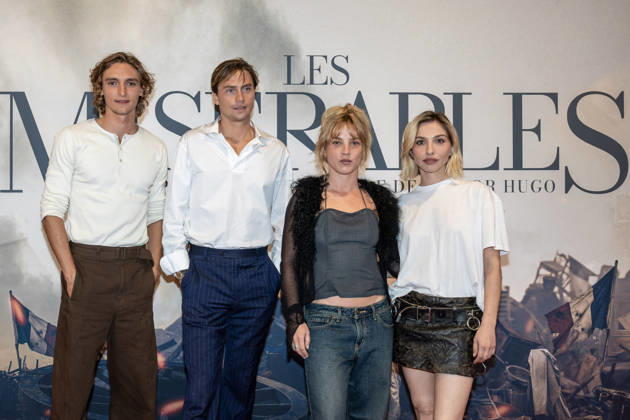 Premiere of Les Misérables by Fred Cavayé - Bordeaux MLG Vassili Schneider, Louis Peres, Megan Northam and Marie Colomb. The cast of French director Fred Cavayé s film Les Misérables attend a special preview screening at UGC Ciné Cité in Bordeaux, France, on October 4, 2026. Photo by Margot Le Gonidec ABACAPRESS.COM Bordeaux France  Copyright: xLexGonidecxMargot ABACAx