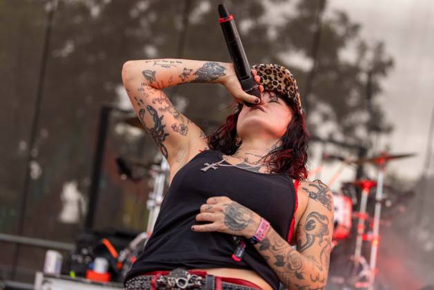 October 4, 2026, Austin, Texas, USA: Singer LAUREN SANDERSON during the Austin City Limits Music Festival at Zilker Park in Austin, Texas Austin USA  - ZUMAs135 20261004_zap_s135_178 Copyright: xDanielxDeSloverx