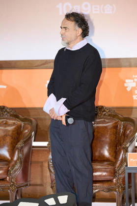 Director Alejandro Gonzalez Inarritu attends the press conference for his movie Digger at Roppongi Hills, Tokyo, Japan on October 5, 2026. The movie opens in Japan on October 9.  aflo_353465783