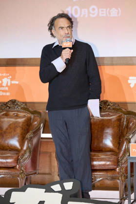 Director Alejandro Gonzalez Inarritu attends the press conference for his movie Digger at Roppongi Hills, Tokyo, Japan on October 5, 2026. The movie opens in Japan on October 9.  aflo_353465784