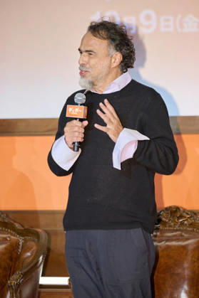 Director Alejandro Gonzalez Inarritu attends the press conference for his movie Digger at Roppongi Hills, Tokyo, Japan on October 5, 2026. The movie opens in Japan on October 9.  aflo_353465791