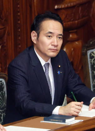 October 5, 2026, Tokyo, Japan - Japanese Agriculture Minister Kazuo Yana listens to Prime Minister Sanae Takaichi s policy speech at Lower House s plenary session at the National Diet in Tokyo as she delivers her policy speech on Monday, October 5, 2026. The 69-day extraordinary Diet session will convene through December 12. (photo by Yoshio Tsunoda AFLO) aflo_353477601