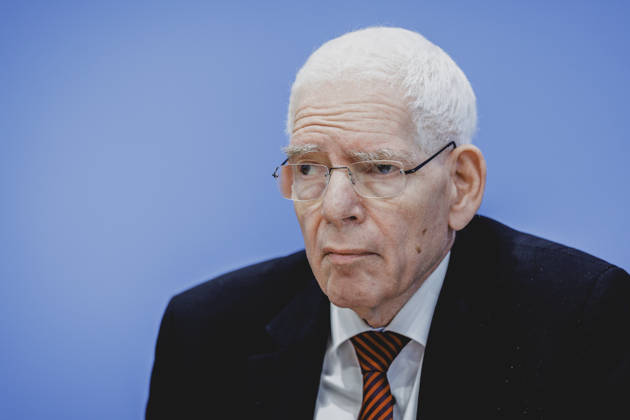Josef Schuster, President of the Central Council of Jews in Germany, photographed during a press conference on the topic Resolutely Against Antisemitism: Expert Opinion on the Draft Law Criminalizing the Denial of Israel’s Right to Exist in Berlin, October 5, 2026, Berlin, Germany Copyright: xFlorianxGaertnerx