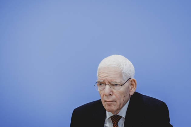 Josef Schuster, President of the Central Council of Jews in Germany, photographed during a press conference on the topic Resolutely Against Antisemitism: Expert Opinion on the Draft Law Criminalizing the Denial of Israel’s Right to Exist in Berlin, October 5, 2026, Berlin, Germany Copyright: xFlorianxGaertnerx