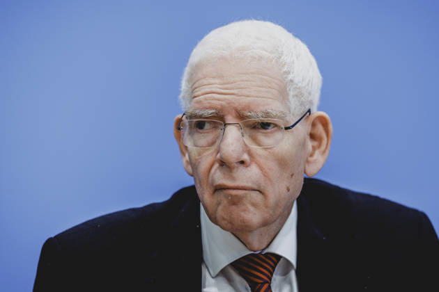 Josef Schuster, President of the Central Council of Jews in Germany, photographed during a press conference on the topic Resolutely Against Antisemitism: Expert Opinion on the Draft Law Criminalizing the Denial of Israel’s Right to Exist in Berlin, October 5, 2026, Berlin, Germany Copyright: xFlorianxGaertnerx