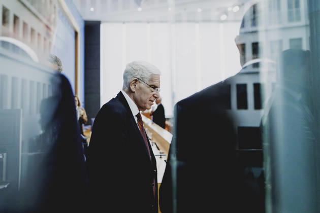 Josef Schuster, President of the Central Council of Jews in Germany, photographed during a press conference on the topic Resolutely Against Antisemitism: Expert Opinion on the Draft Law Criminalizing the Denial of Israel’s Right to Exist in Berlin, October 5, 2026, Berlin, Germany Copyright: xFlorianxGaertnerx