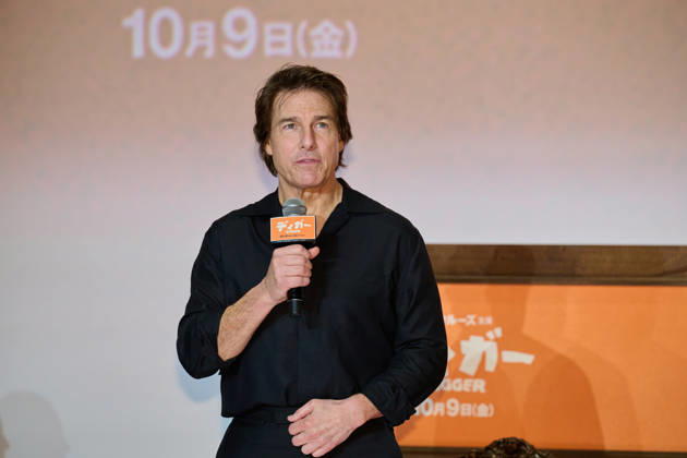 Tom Cruise attends the press conference for his movie Digger at Roppongi Hills, Tokyo, Japan on October 5, 2026. The movie opens in Japan on October 9.  aflo_353483245