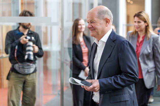 Presentation of the North-South Commission on Development Policy (ENSK) with Olaf Scholz Presentation of the North-South Commission on Development Policy (ENSK) Press conference on the composition and priority issues of the North-South Commission on Development Policy