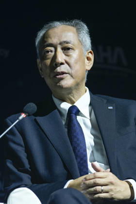 Space agency heads convene for a special session as part of IAC in Antalya ANTALYA, TURKIYE - OCTOBER 5: JAXA President Yamakawa Hiroshi, delivers a speech during the Space Agency Heads session held as part of the 77th International Astronautical Congress (IAC) at the NEST Congress Center in Antalya, Turkiye, on October 5, 2026. The congress is organized by the International Astronautical Federation (IAF), coordinated by the Turkish Ministry of Industry and Technology, and co-hosted by the Turkish Space Agency (TUA) and SAHA Istanbul. Osmancan Gurdogan Anadolu Antalya Turkey. Editorial use only. Please get in touch for any other usage.  Copyright: x2026xAnadoluxOsmancanxGurdoganx