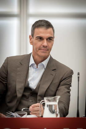 Sánchez Chairs the Meeting of the PSOE’s Federal Executive Committee The Prime Minister and Secretary-General of the PSOE, Pedro Sánchez, chairs the meeting of the PSOE’s Federal Executive Committee (CEF) at the PSOE headquarters in Ferraz on October 5, 2026, in Madrid, Spain. Sánchez announced today that he is dissolving Parliament and calling a general election for November 29. OCTOBER 5, 2026 Diego Radamé Madrid, Madrid, Spain  Copyright: xDiegoxRadamÃ sx 7822968