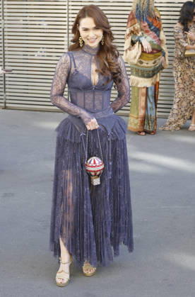 Guest at the Zimmermann Women’s Ready-to-Wear Spring Summer 2027 Collection fashion show during Paris Fashion Week on October 5, 2026. Christophe Aubert, Bestimage. Celebrities at the Zimmermann Women’s Ready-to-Wear Spring Summer 2027 Collection fashion show during Paris Fashion Week, October 5, 2026, Paris, France  Copyright: xChristophexAubertx xBestimagexChristophexAubertx xBestimagex