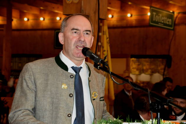 Hubert Aiwanger, STV Minister-President, Munich, October 4, 2026, Theresienwiesn, Oktoberfest, Schützen Festzelt, State Shooting Competition, Award Ceremony for This Year s Shooting Champions, Photo: Munich