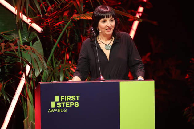 FIRST STEPS 2026 No Fear Bernd Eichinger Award: Ira Tondowski s Acceptance Speech at the FIRST STEPS 2026 Awards Ceremony on Stage at the Theater des Westens in Berlin Copyright: xEventpressxFuhrx