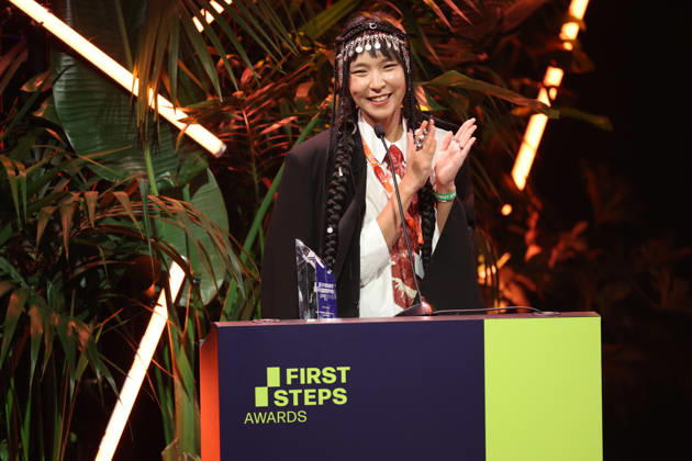 FIRST STEPS 2026 Short Steps Winner: QAMAJAI by Yerkezhan Sabitbekova Award ceremony on stage at the FIRST STEPS 2026 awards ceremony at the Theater des Westens in Berlin Copyright: xEventpressxFuhrx