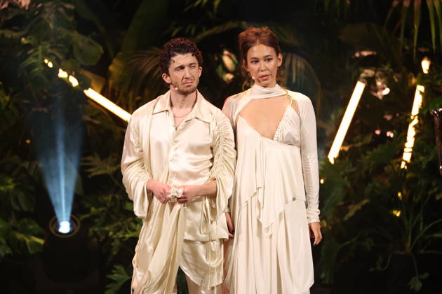 FIRST STEPS 2026 Hosts Malaya and Maximilian present awards on stage at the FIRST STEPS 2026 awards ceremony at the Theater des Westens in Berlin Copyright: xEventpressxFuhrx